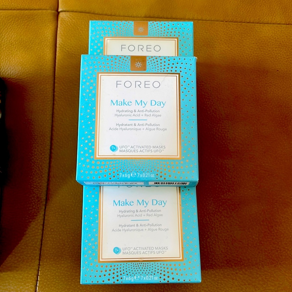 9 Unopened New FOREO Make My Day Mask Packs
